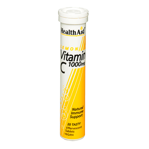 Health Aid Vitamin C Effervescent Lemon 20s