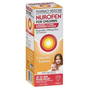 Nurofen Susp Strawberry 200Ml