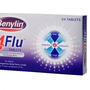 Benylin 4 Flu Tabs 24S