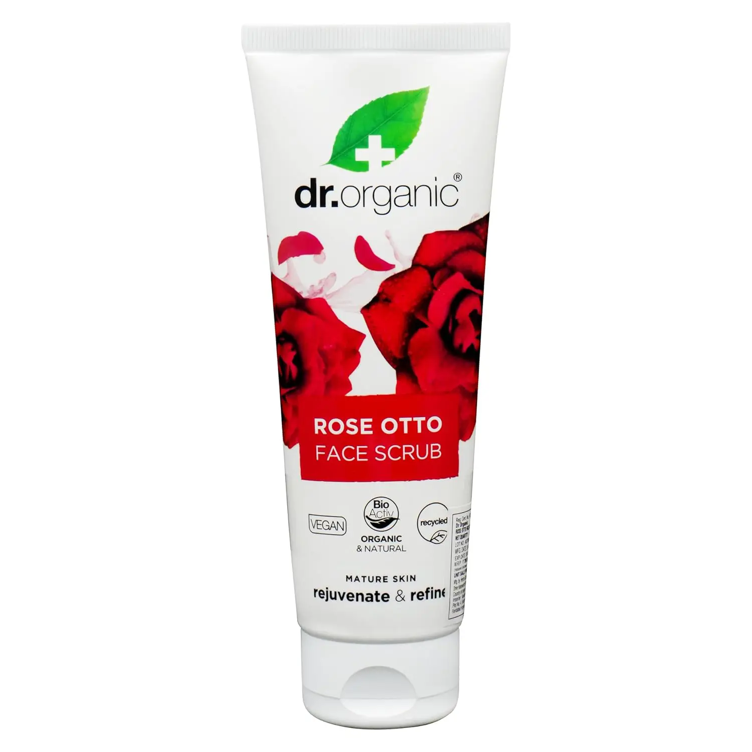 Dr Organic Rose Face Scrub 125Ml