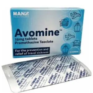 Avomine Trave Sickness Tablets 10S