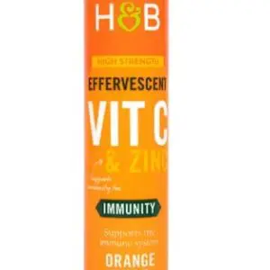 H&B Vitamin C &Zinc Orange Eff 20S