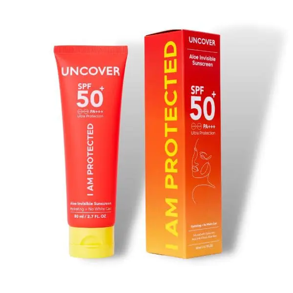 Uncover Aloe Invisible Sunscreen - 80Ml