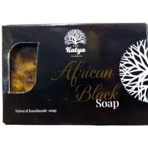 Katya Natures   Pure African Black Soap 100Gm