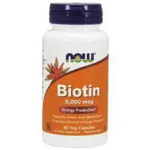 Now Biotin 5000Mcg Caps 60S