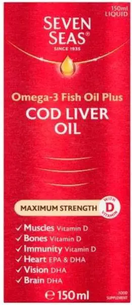 Seven Seas - Max Strength Cod Liver Oil 150Ml