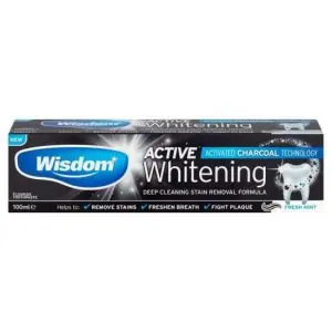 Wisdom Active Whitening Charcoal -Medium