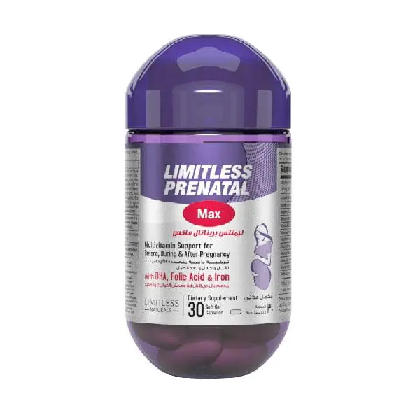 Limitless Prenatal Max Caps 30S