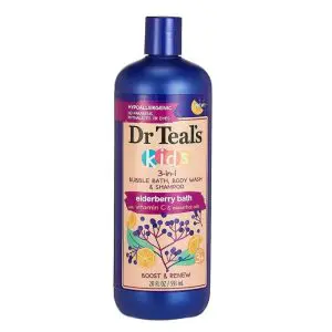 Dr Teals Kids 3In1 Elderberry Bath 591Ml