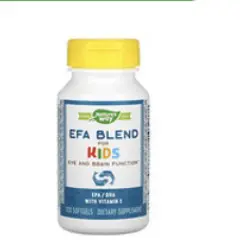 Natures Way Efa Blend For Kids Eye & Brain Softgels 120S