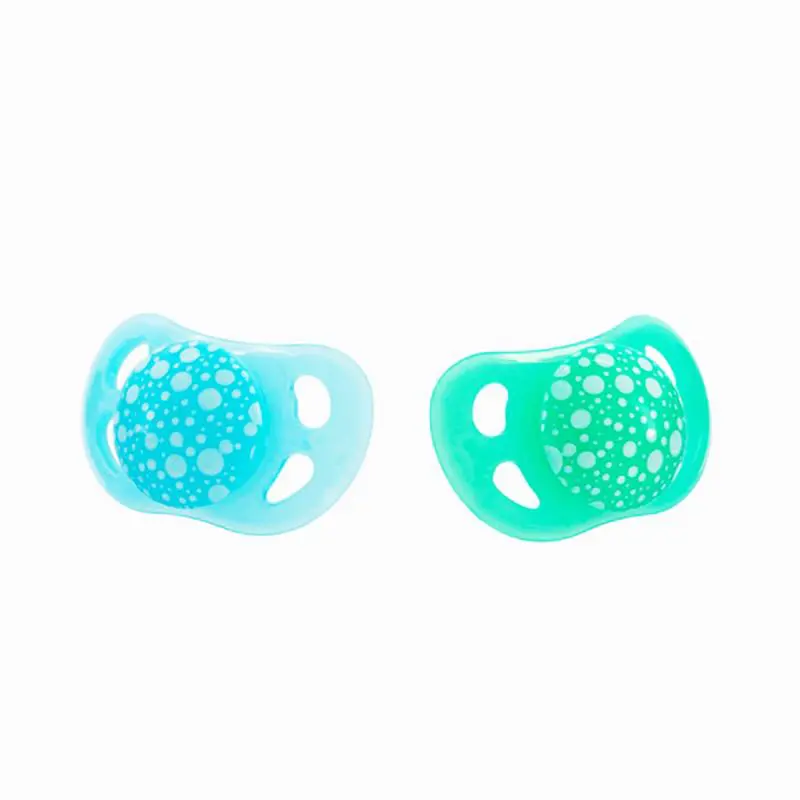 Twistshake 2X Pacifier 6+M Pastel Blue Green