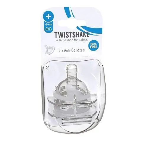 Twistshake Anti-Colic Teat Plus 6+M