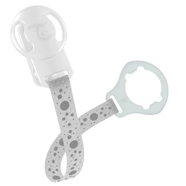 Twistshake Pacifier Clip Pastel Grey