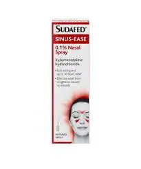 Sudafed Sinus Ease 0.1% Nasal Spray 15Ml Xylometazoline
