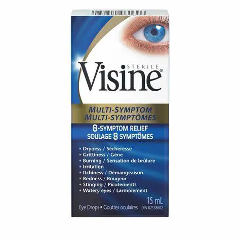 Visine Multi Symptom(8 Symptom Relief) 15Ml