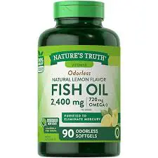 Natures Truth Odourless Fish Oil 2400Mg Qr Softgels 90S