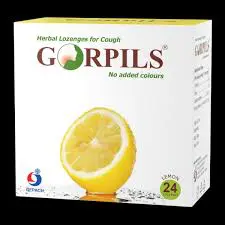 Gorpils Throat Lozenges Lemon 24S