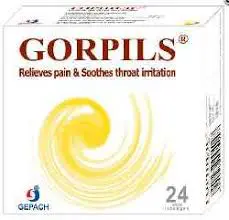 Gorpils Throat Lozenges Honey Lemon 24S