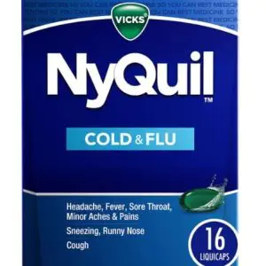 Nyquil Cough Cold Flu Liquicaps 16S