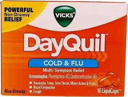 Dayquil Cough Cold & Flu Liquicaps 16S