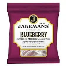 Jakemans Soothing Menthol Lozenges Blueberry