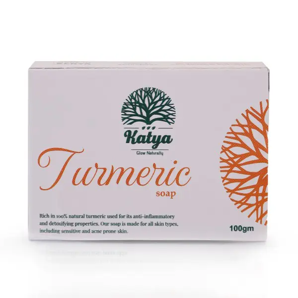 Katya Natures   Tumeric Soap 100Gm