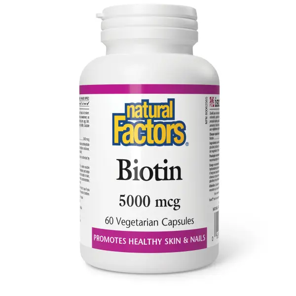 Natural Factors Biotin 5000Mcg 60'S