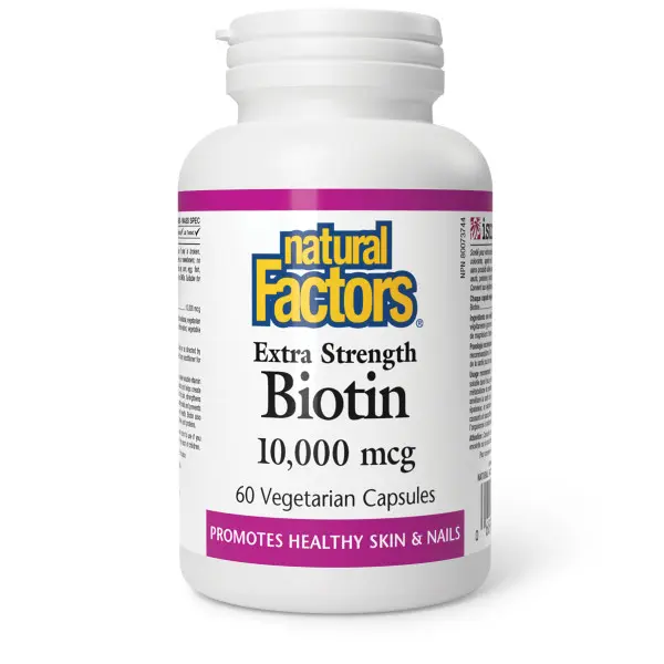 Natural Factors Biotin Extra Strength 10000 Mcg 60s