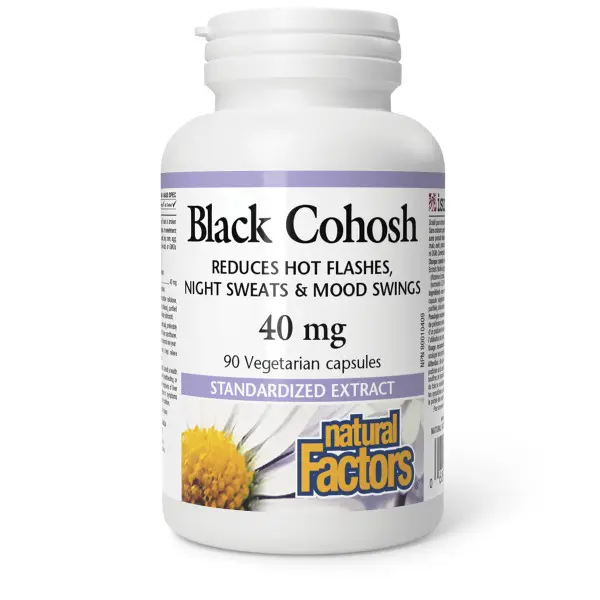 Natural Factors Black Cohosh Standardized Extract 40 Mg 90s