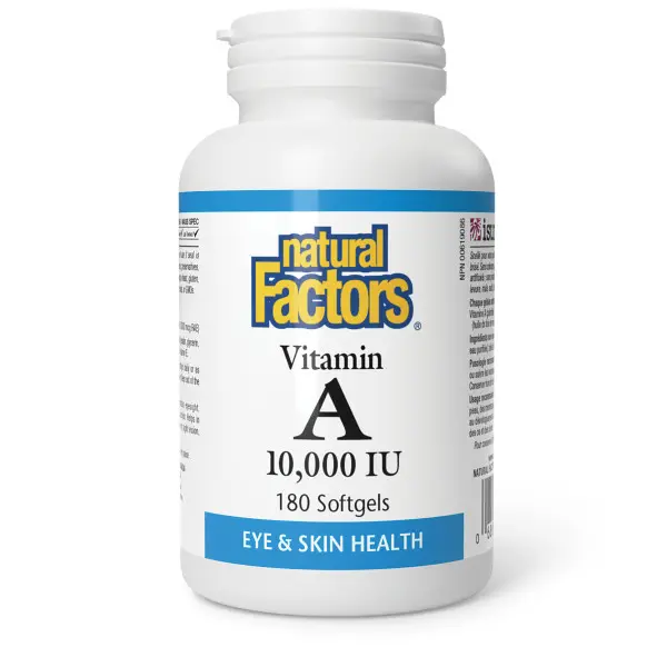 Natural Factors Vitamin A 10000Iu Sg 180S