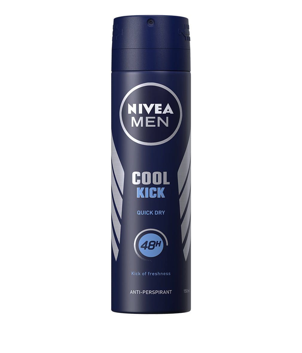 Nivea for men deo spray cool kick 150ml - Kenya