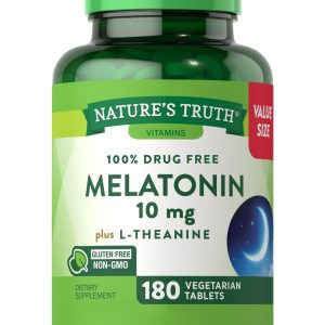 Natures Truth Melatonin 10Mg Plus L-Theanine Tabs 60S